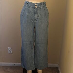 LOFT Blue Cropped Pants
